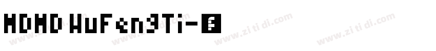 MDMD WuFengTi字体转换